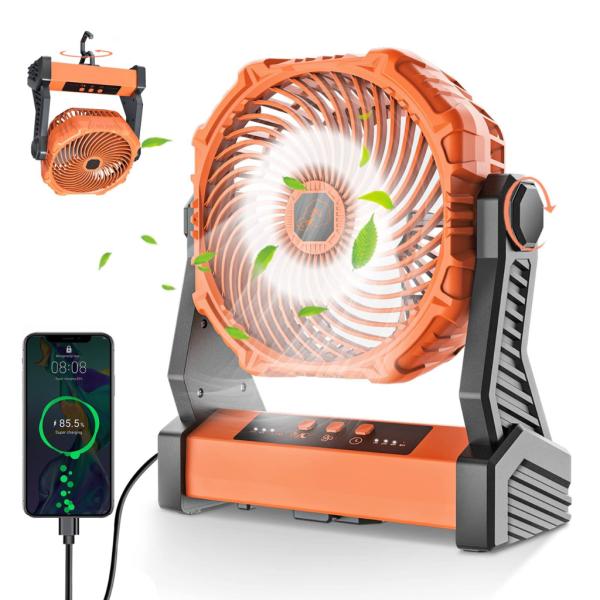Ventilador Modelo Pd-D11 Azeada Naranja