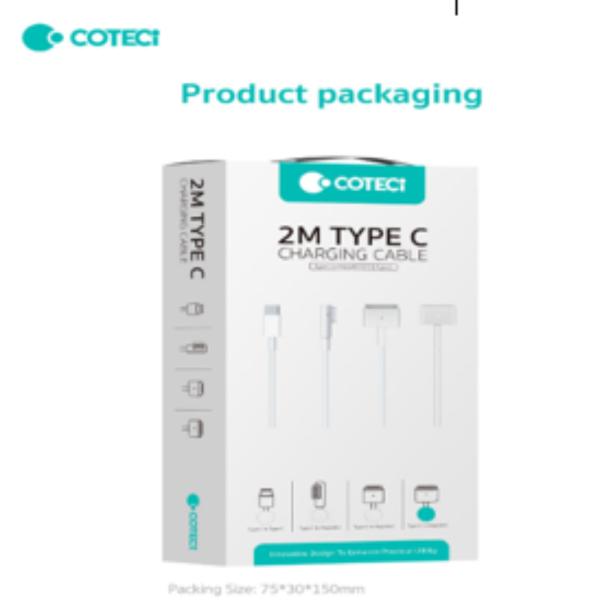 Cable Usb-C A Magsafe 2 2M Modelo 16001-M2 Coteci