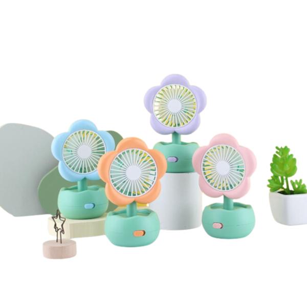 Ventilador Modelo Dd8098 Celeste/Verde