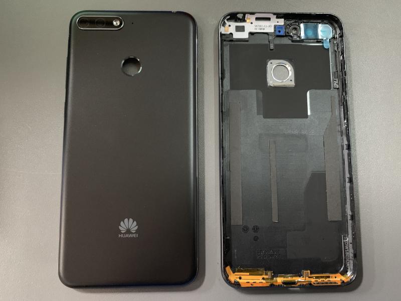 Tapa Huawei Y6 Prime 2018 Negra Con Marco