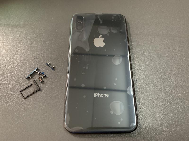 Caratula Iphone Xs Negra Con Marco