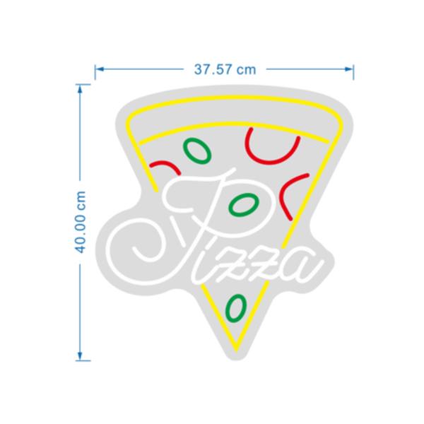 Rotulo Luz Neon Pizza
