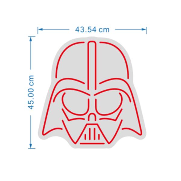 Rotulo Luz Neon Dark Vader
