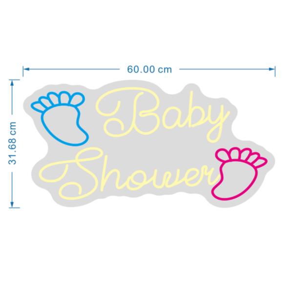 Rotulo Luz Neon Baby Shower
