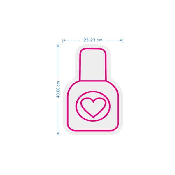 Rotulo Luz Neon Esmalte