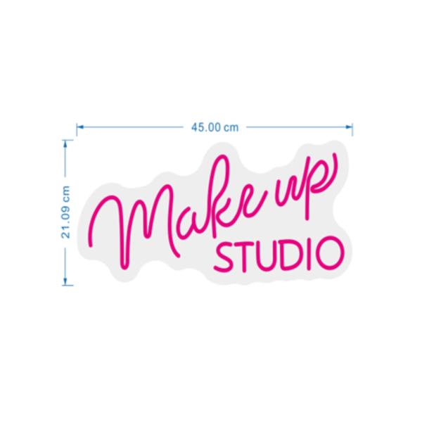 Rotulo Luz Neon Makeup Studio