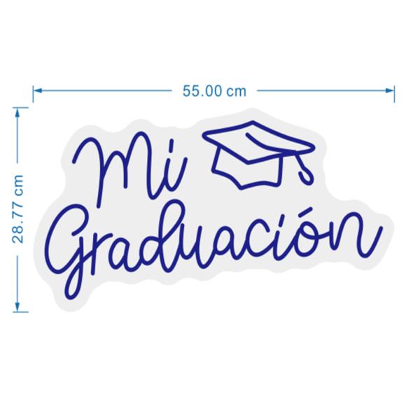 Rotulo Luz Neon Mi Graduacion