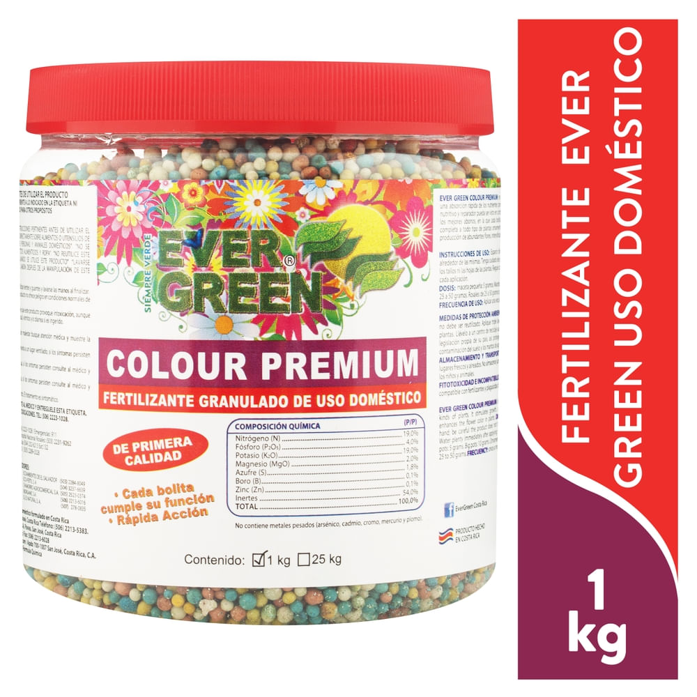 Fertilizante Granulado Ever Green Colour Premium -1kg