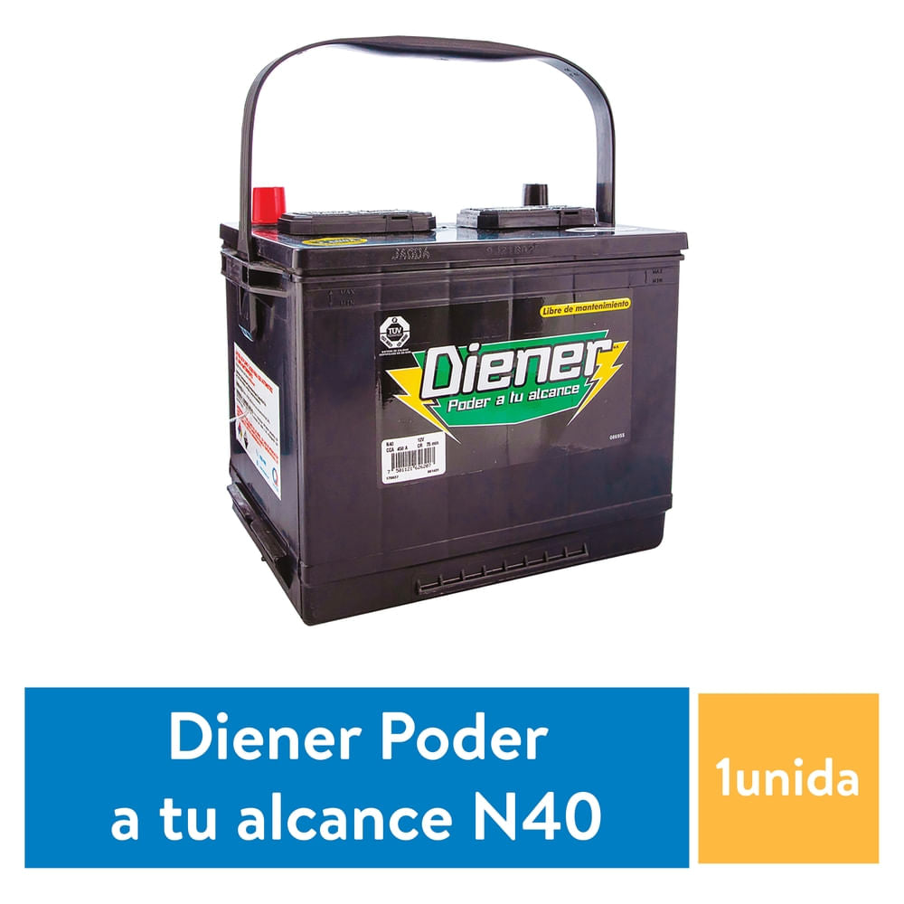 Batería Diener Para Automóvil 22f450 Libre De Mantenimiento