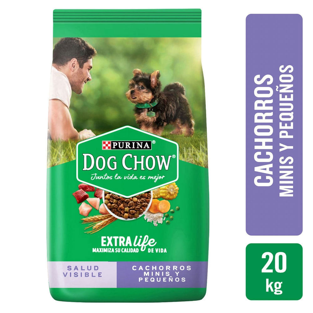 Alimento Para Perro Purina Dog Chow Cachorro Minis Y Pequeños - 20 Kg