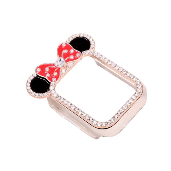 Case Reloj CON Protector DE Pantalla Diseño Flores Rosada-amarilla-celeste 41mm