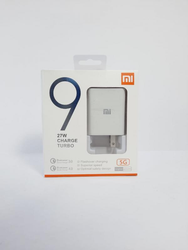 Cargador Cubo Casa  Xiaomi Mi Turbo 5G 27W  Con Cable Tipo-C 5.4 A 5.4 Amperios