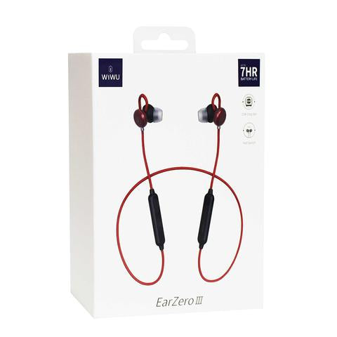 Audifonos Manos Libres Bluetooth Earzero 3 Wiwu Rojo
