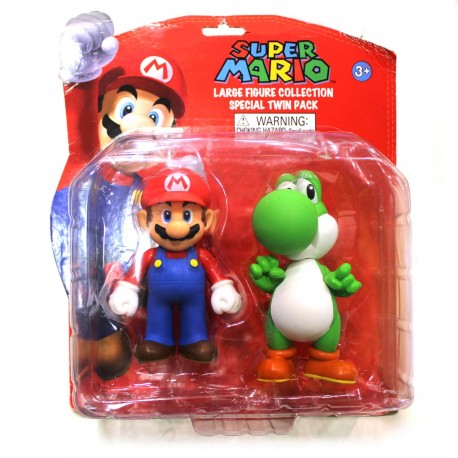Set De Figuras Mario Y Yoshi - Mario Bros