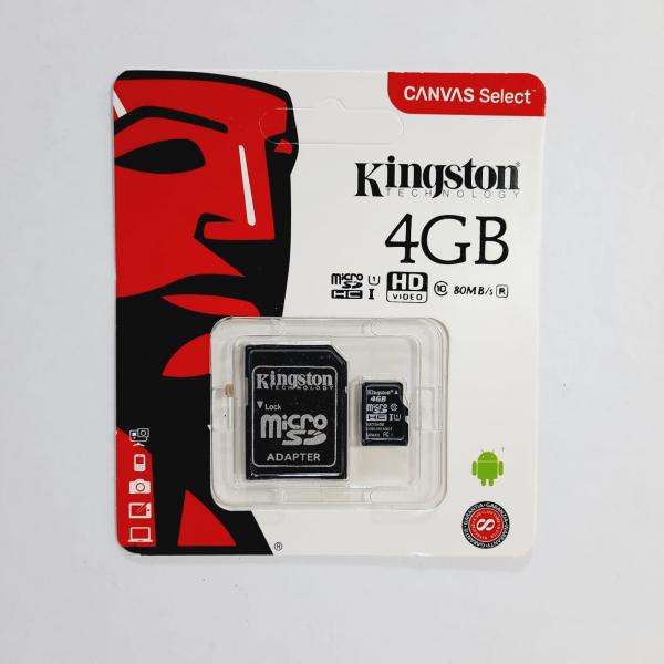 Memoria Micro Sd Kingston 4Gb