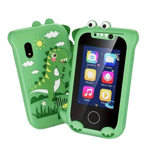 Camara Digital  Diseño Celular Dinosaurio  Modelo Kp09 Verde