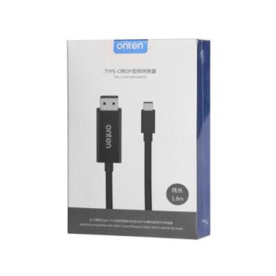Cable Usb Tipo C A Display Port Otn-9538 Onten 2M Negro