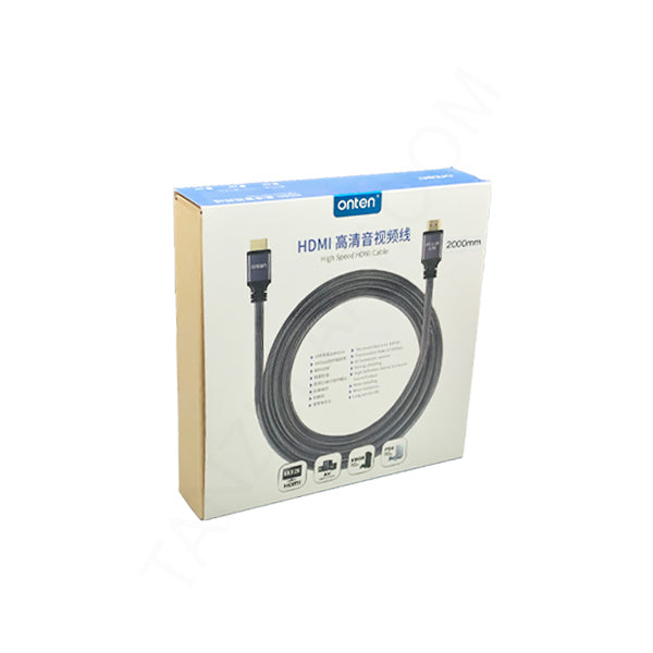 CABLE HDMI TIPO A MACHO A MACHO OTN-8308 ONTEN 3M NEGRO
