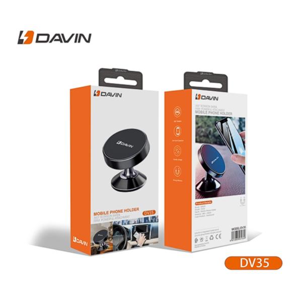 Holder De Carro Magnetico Modelo Dv35 Davin Negro