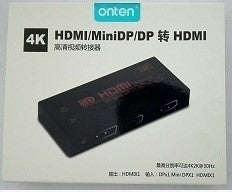 ADAPTADOR HDMI MINI DISPLAY PORT DISPLAY PORT A HDMI TIPO B OTN-7589 ONTEN