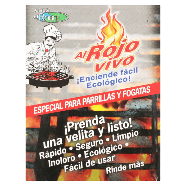 Vela El Roble Para Encenceder Carbón Enciende Facil