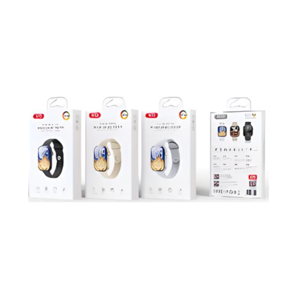Reloj Deportivo Inteligente Modelo W10 Pro Amoled Xo Negro