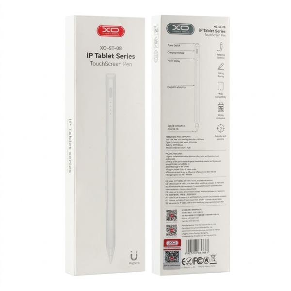 LAPIZ CAPACITIVO PARA IPAD MODELO ST-08 XO BLANCO