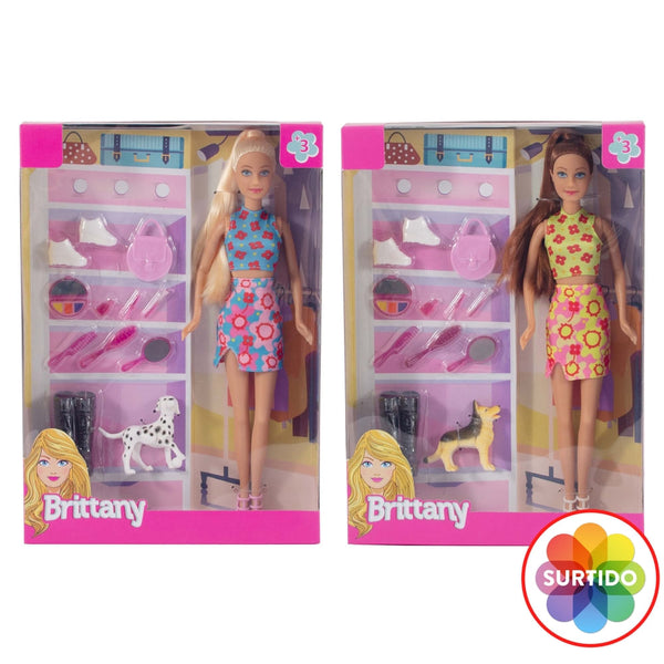 Muñeca Brittany Con Accesorios Surtido