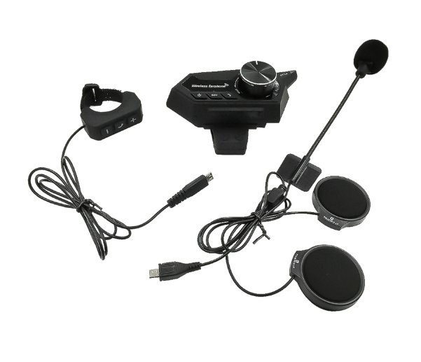 Audifono Manos Libres Bluetooth Para Casco Bt18 Negro