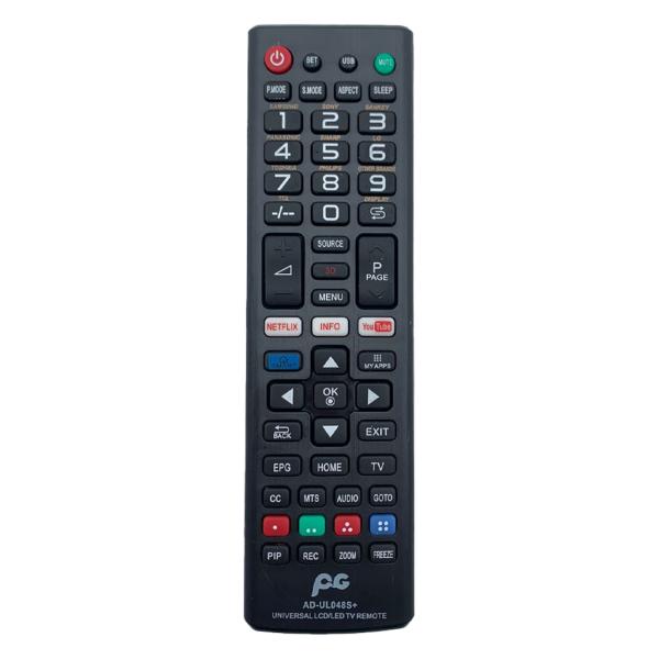 CONTROL UNIVERSAL TELEVISOR PANTALLA SMART TV PLANET GROUP AD-UL048+S B.AAA