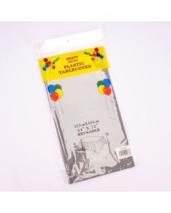 Mantel Plástico Gris 54x72pulg