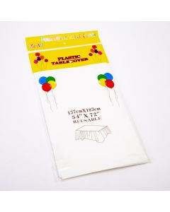 Mantel Plástico Blanco 54x72pulg