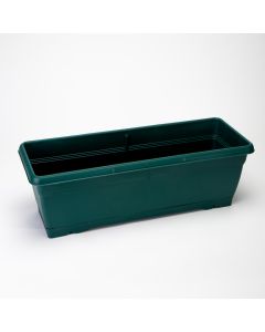 Maceta Plástica Lisa Rectangular #2 Verde