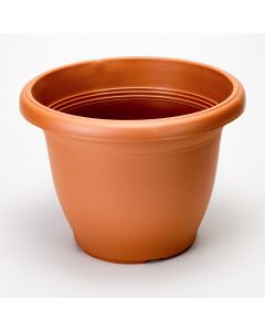 Macetero Plástico Serinova Liso #7 31x21.5cm 8.8l Terracota