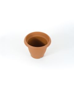 Macetero Plástico Redondo #1 0.6l Terracota