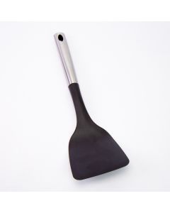 Espatula Plástico Negro C/agarre Metal