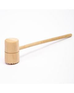 Ablandador Carne Madera 9x4x19cm Beige