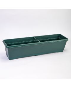 Macetero Plástico Liso Rectangular #3 14l 72x19x17cm