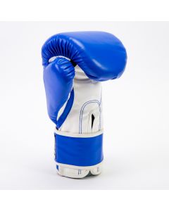 Guante Boxeo Artbell Velcro Liso 10oz Azul