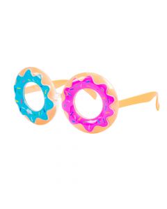 Anteojo Plástico Donas 14.5cm Crema Multicolor