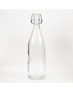 Envase Vidrio Redondo Cierre Hermético 1000ml