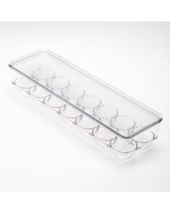 Porta Huevos Plastico Tapa 14 Espacios 35.5x11x7.5cm