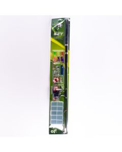 Cana Metálica Para Pesca Con Accesorios 1.6m