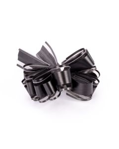 Lazo Mágico Liso 85x3cm Negro
