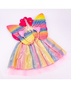 Disfraz Infantil Unicornio 3pzas 30cm Multicolor