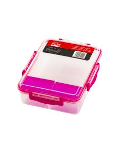 Recipiente Plástico Almacenamiento Con División 900ml 20.8x16.8x6.3cm