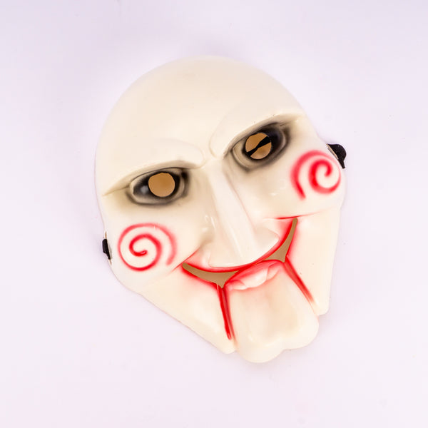 Máscara Plástica Jigsaw 22cm Blanco