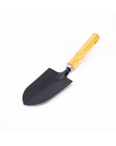 Pala Metálica Para Jardinería Con Puño Madera 29x8cm