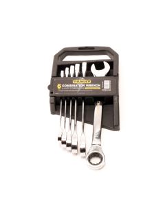 Llave Combinada Metal Lisa 8-17mm 6pzas Plateado