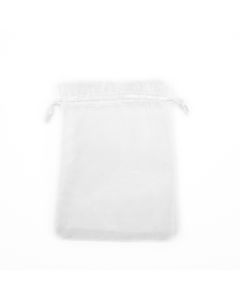 Bolsa Organza 13x18cm 5und Blanco